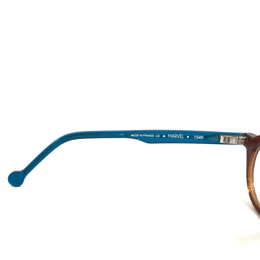 Anne & Valentin Petite Eyeglasses Frame MARVEL 1546 Clear Brown Blue 40-22-135